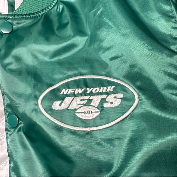 NWT Men's Jets Starter Jacket New York Jets The Pick and Roll Full Snap Jacket - Picture 15 of 16